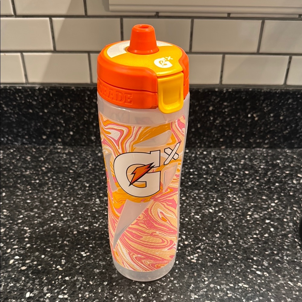 Gatorade Orange and Yellow Water Bottle